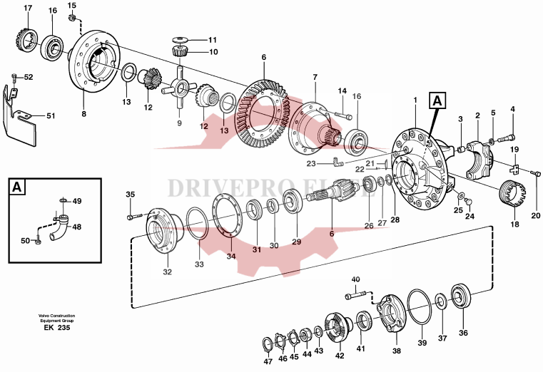 Front final drive