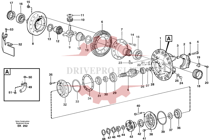 Rear final drive
