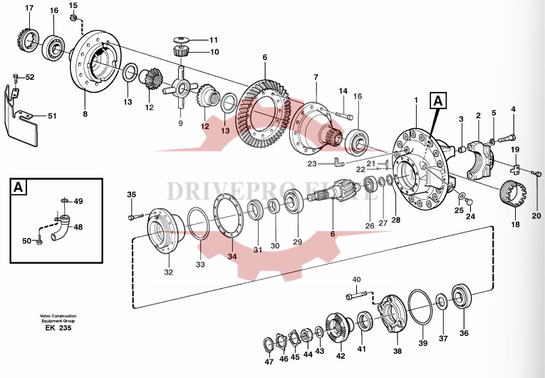 Front final drive23876