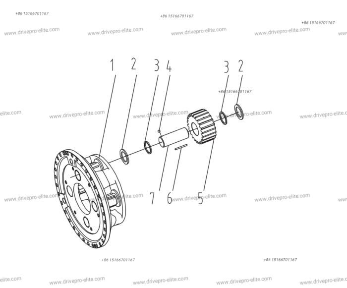 Planetary Wheel Carrier Assem