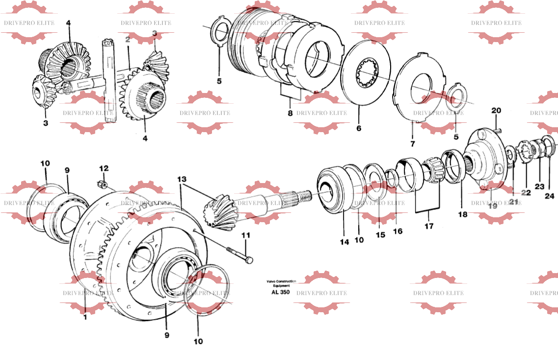 Differential carrier ABW15,94642