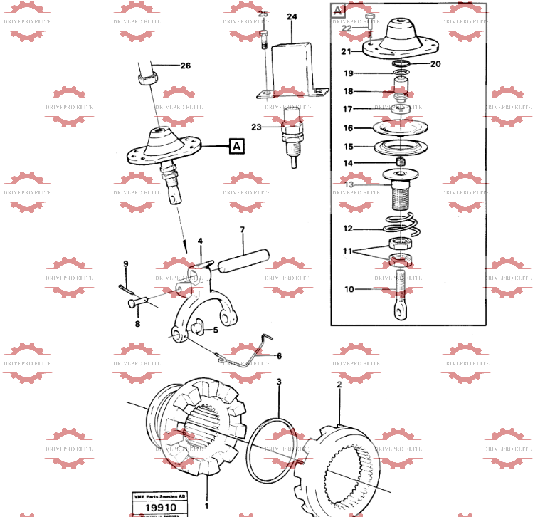 Differential lock