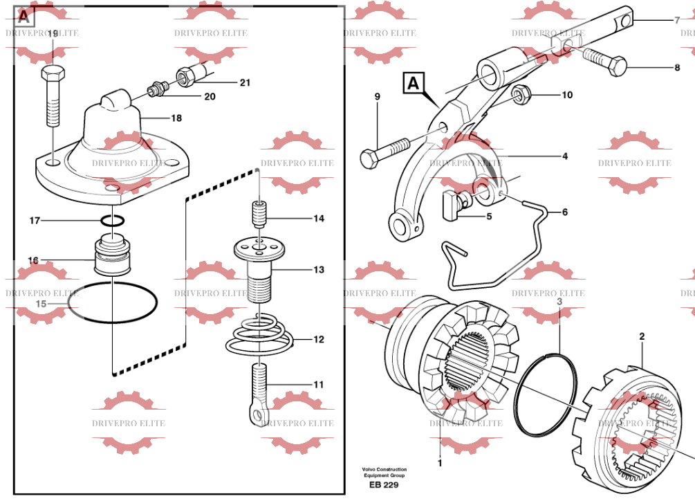 Differential lock