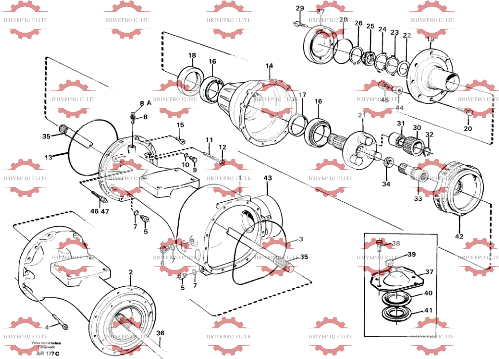 Front axle