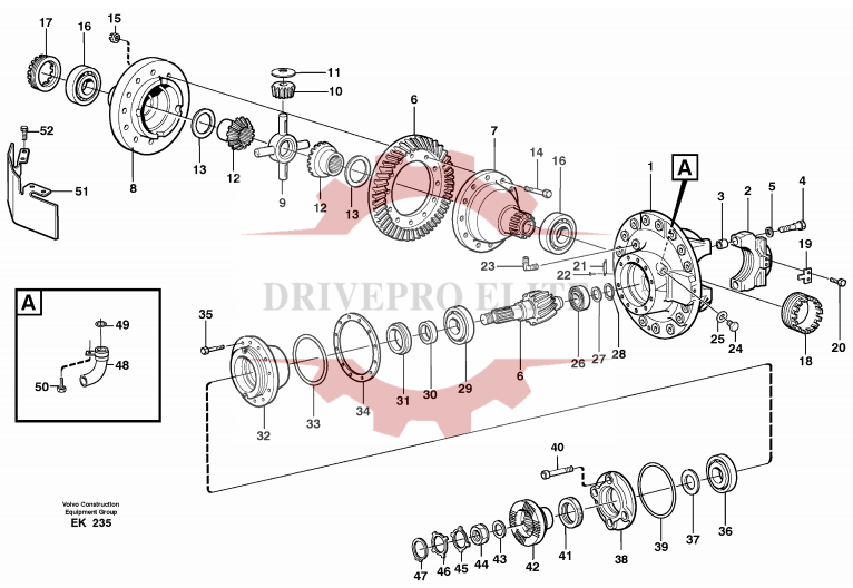 Front final drive