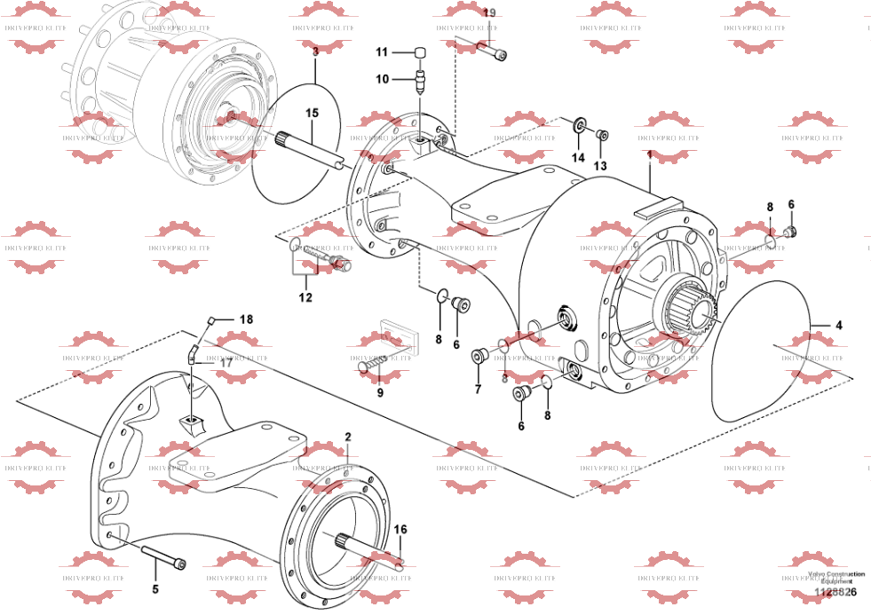 Front planetary axle56188