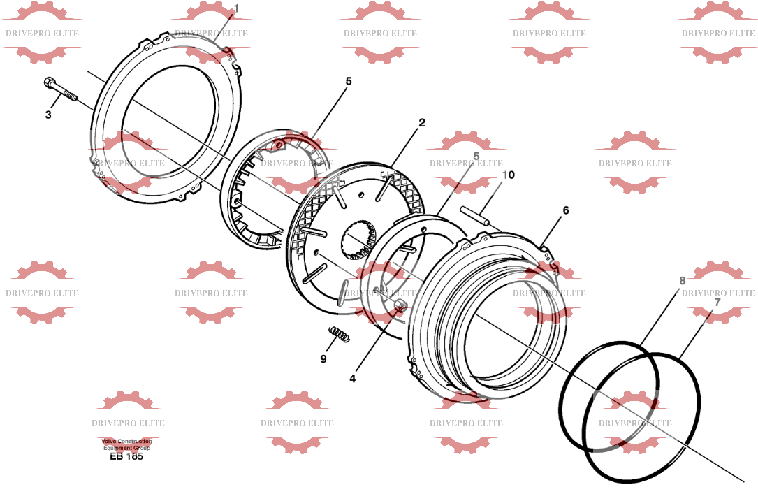 Multi-disc brake