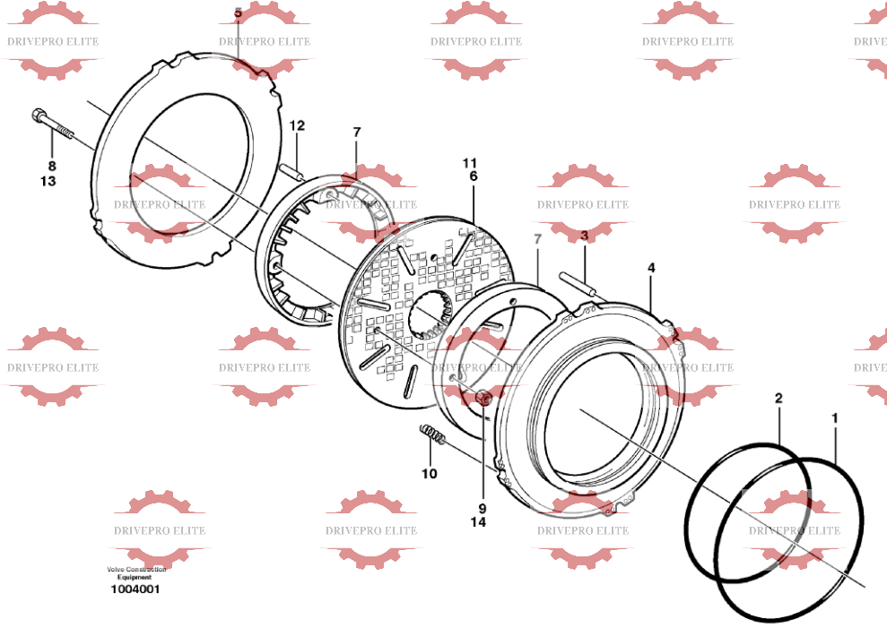 Multi-disc brake