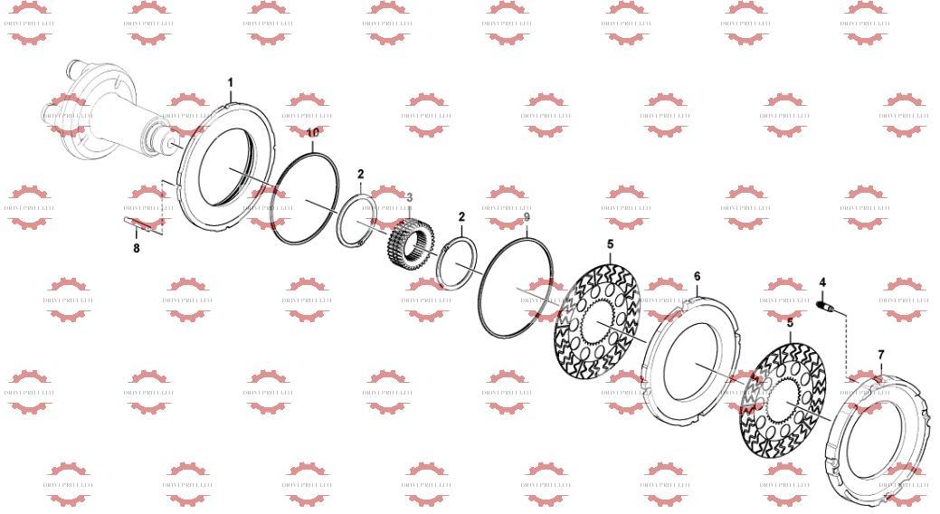 Multi-disc brake