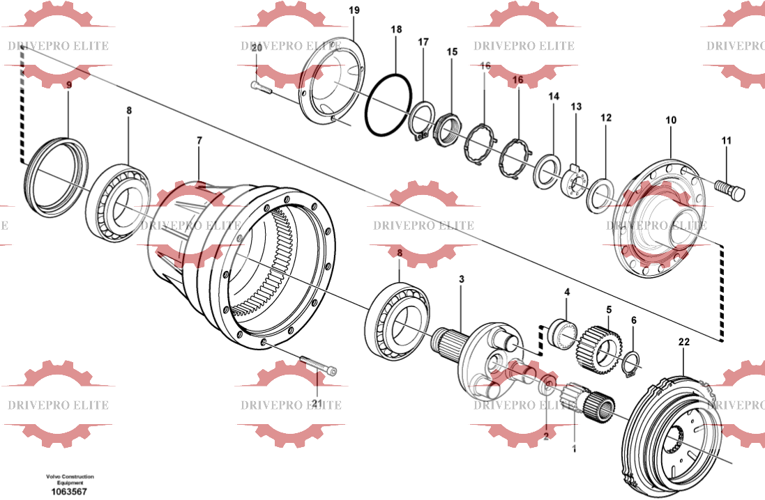 Planetary gear 56009