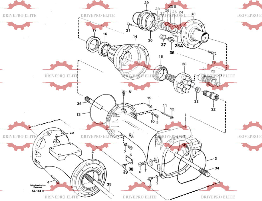 Rear axle