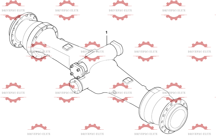 Rear axle