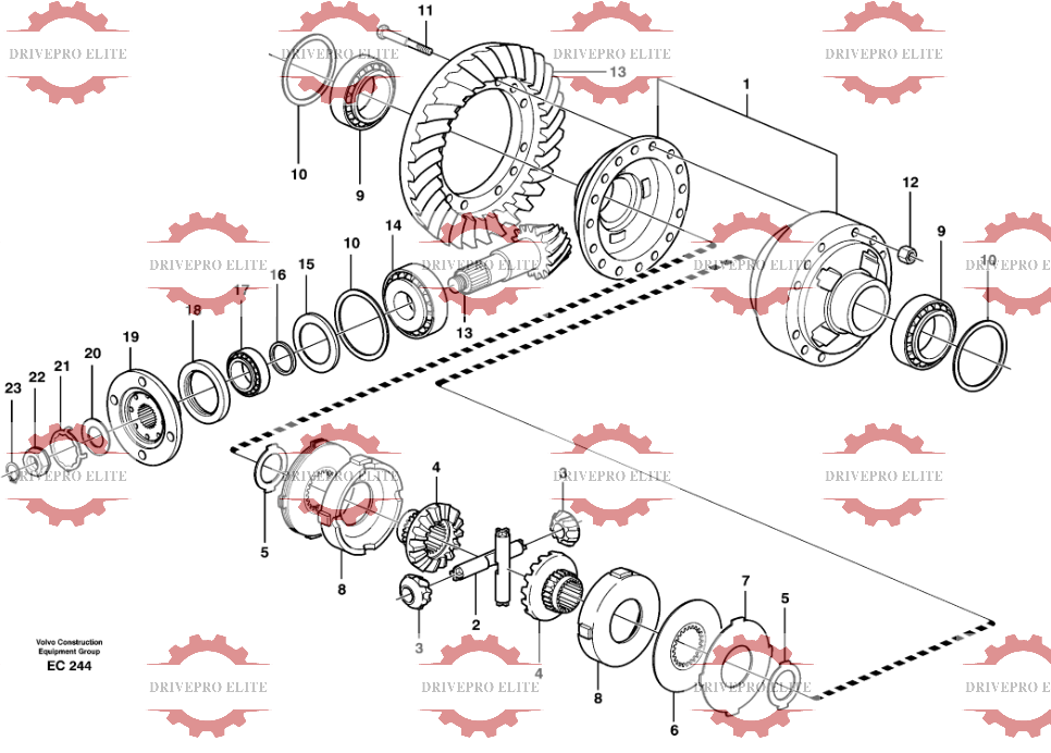 Rear final drive 80088