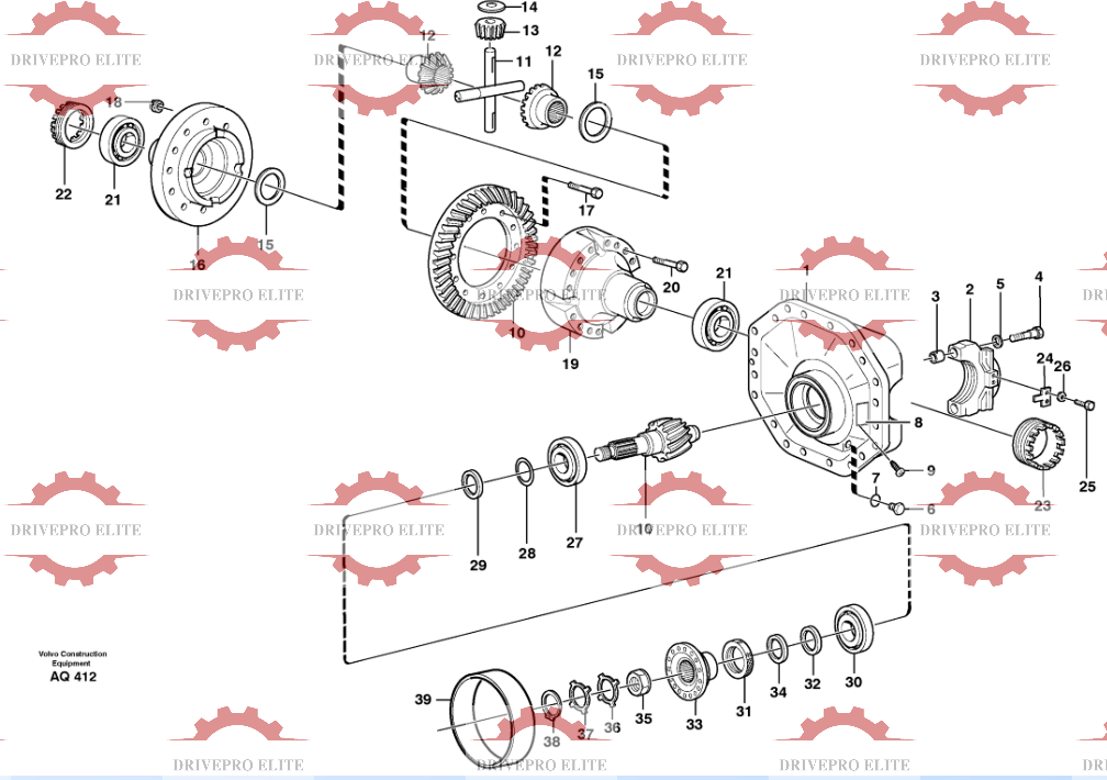 Rear final drive AWB30