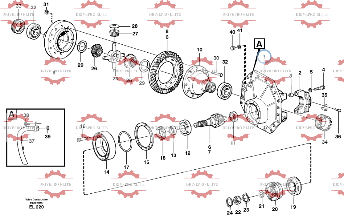 Rear final drive23882