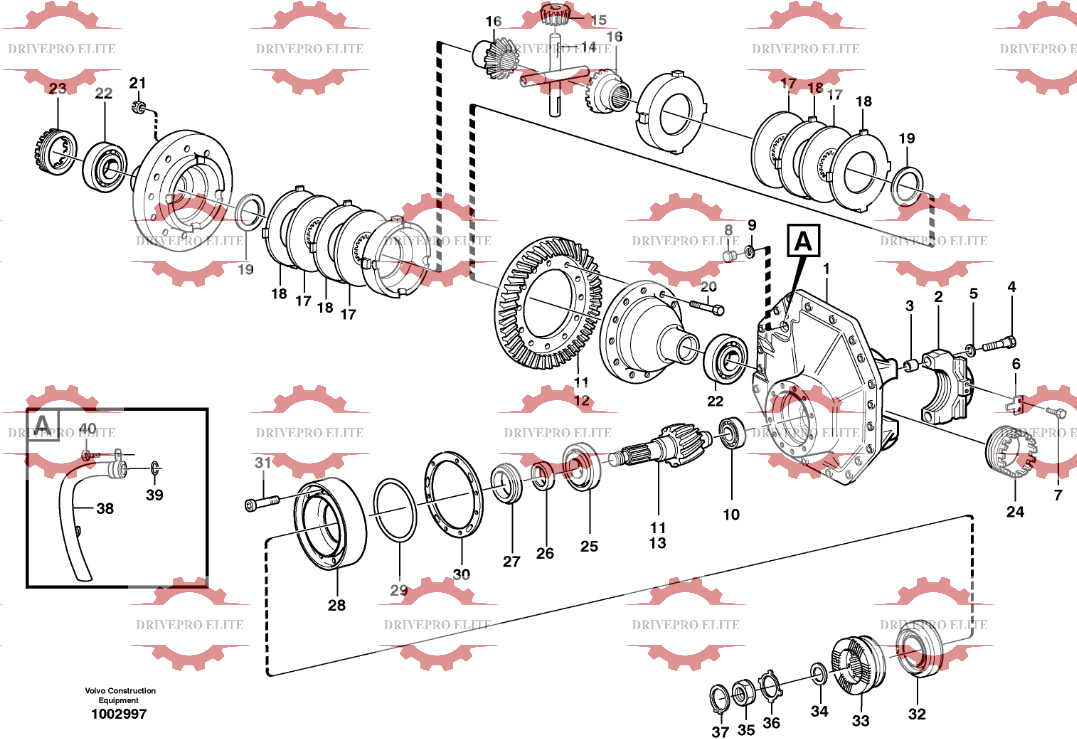 Rear final drive23895