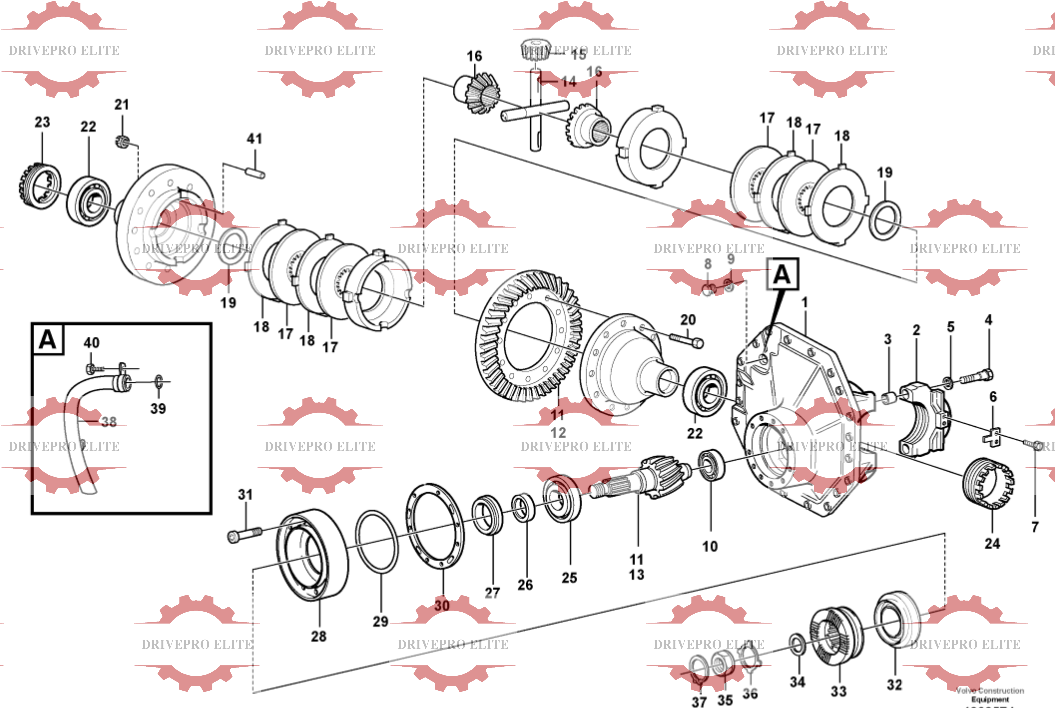 Rear final drive23941，56002，84399