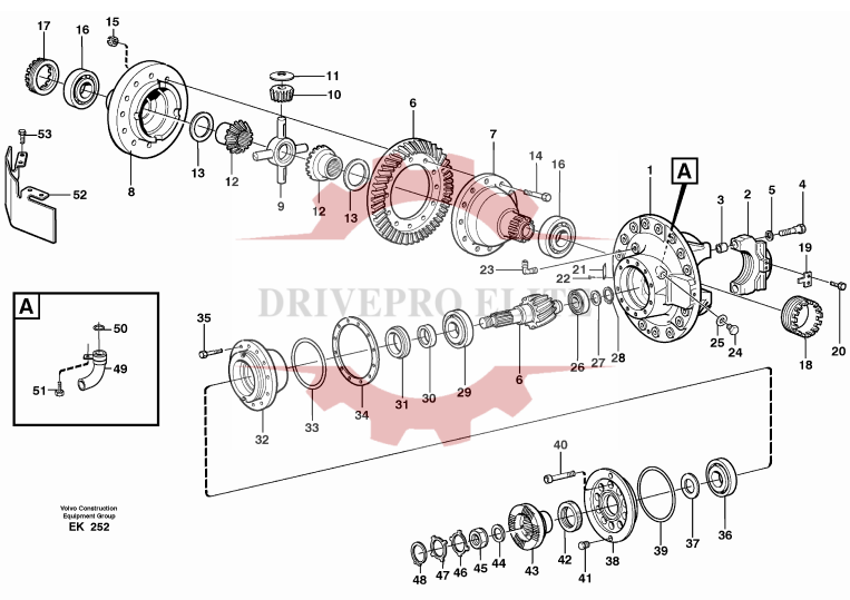 Rear final drive