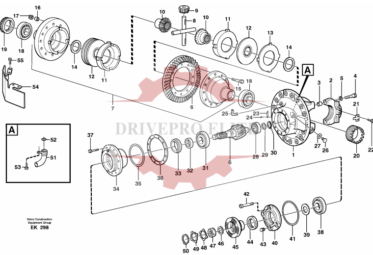 Rear final drive