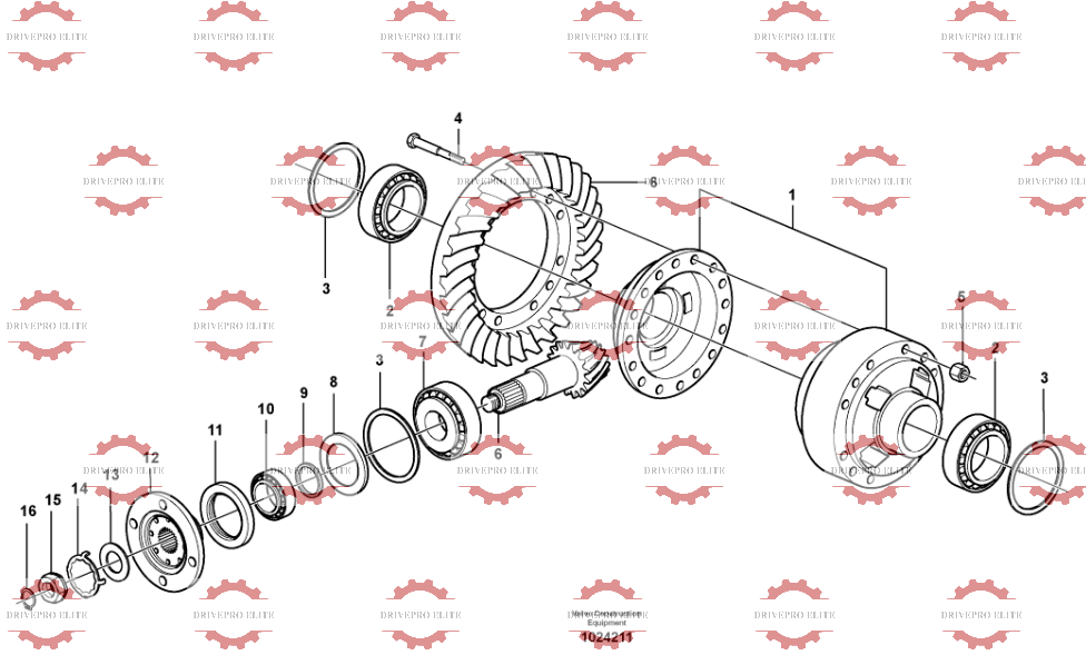 Rear final drive