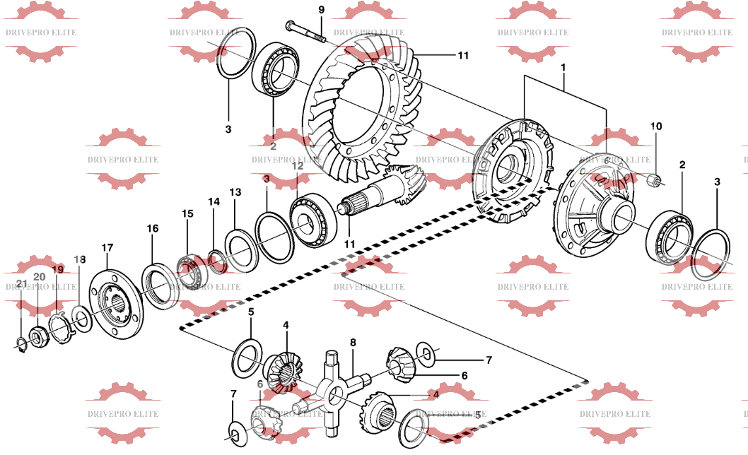 Rear final drive