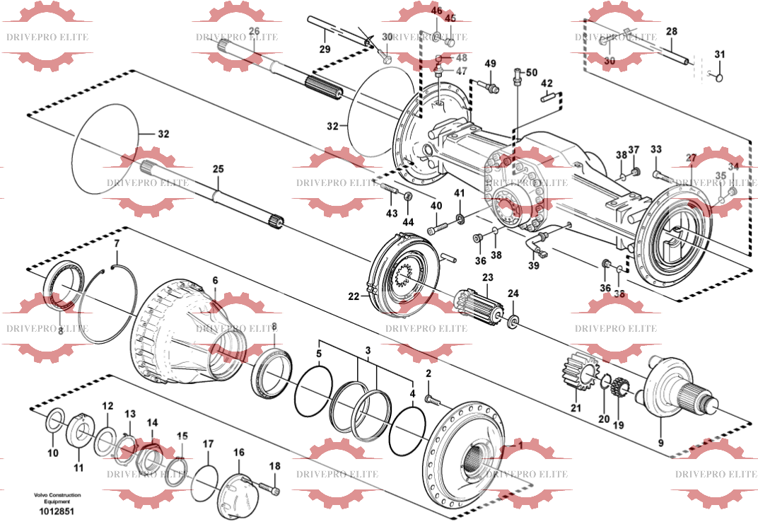 Rear planetary axle23948