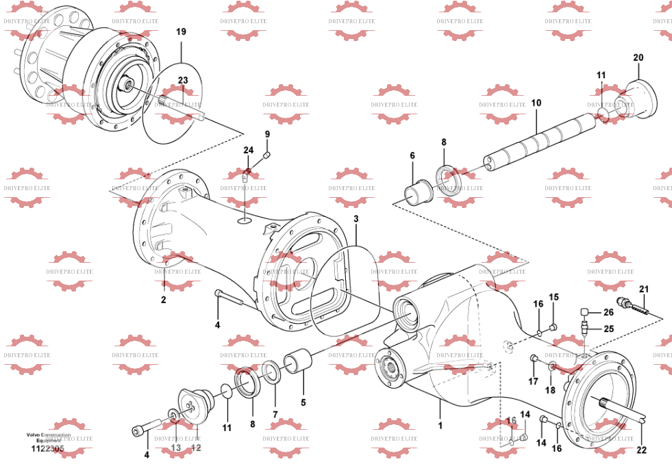 Rear planetary axle56088