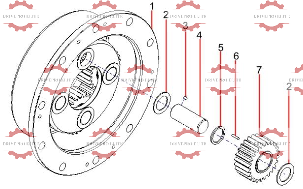 131401020633C042 Planetary Carrier Assembly