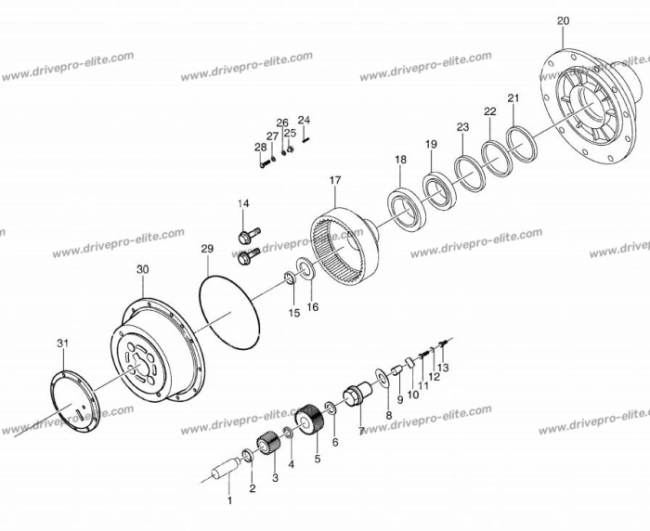 HUB REDUCER ASS'Y
