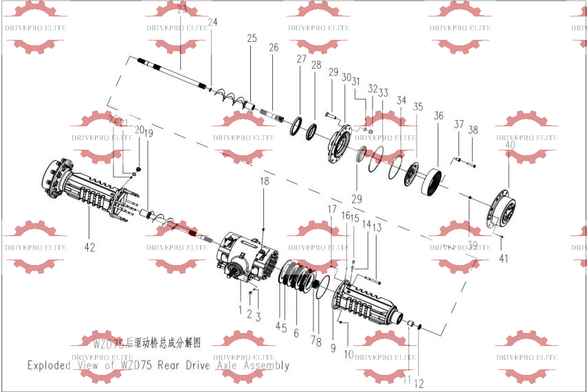 Rear Drive Axle Assembly