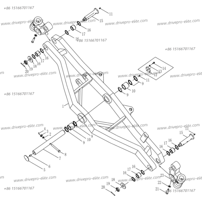 190C.6 前桥( Ⅰ ) Front Axle ( Ⅰ )