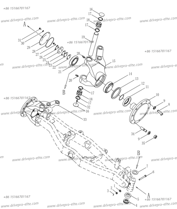 190C.6 Front Axle (Ⅲ)