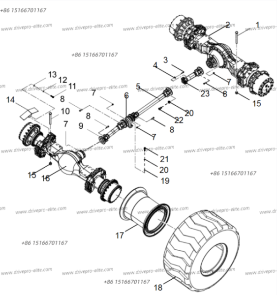 30804913272 Drive Axle System