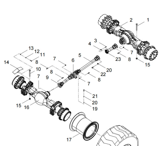 30804913272 Drive Axle System