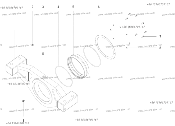90200185 Front cradle assembly
