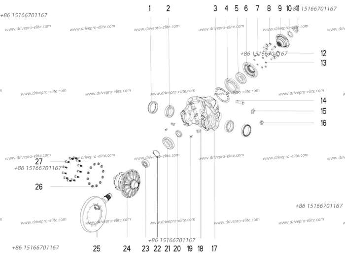 92000376 carrier assemble