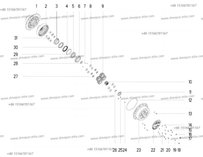 93000155 Planetary assemble