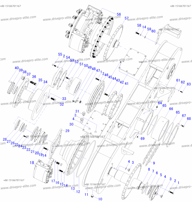 LH RH Balancing Axle Housing