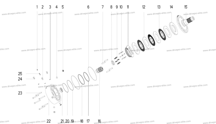 84835400 brake assemble