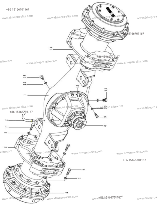 250301710 Rear Drive Axle
