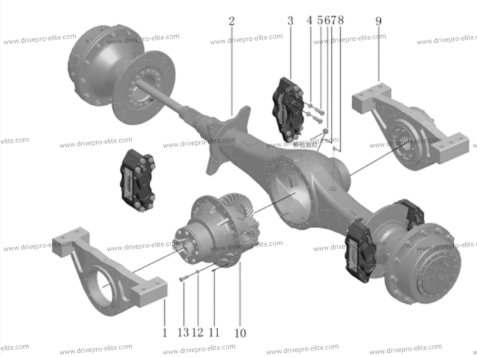 Rear Drive Axle Assembly