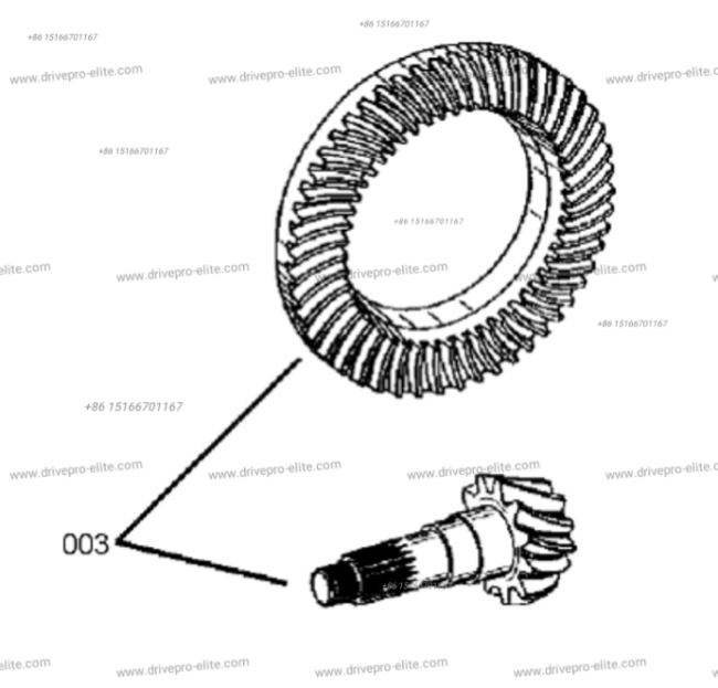 446021533800 BEVEL GEAR SET