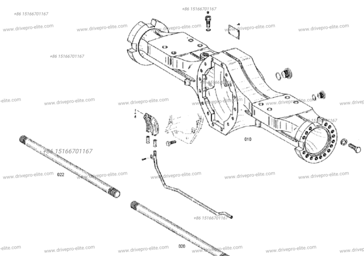 447410100802 AXLE HOUSING