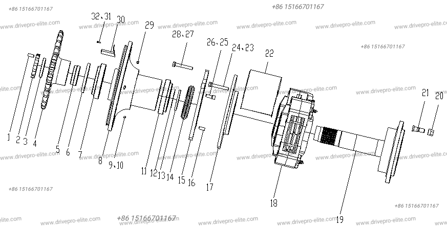 51 512 200/51 512 100 Brake assembly