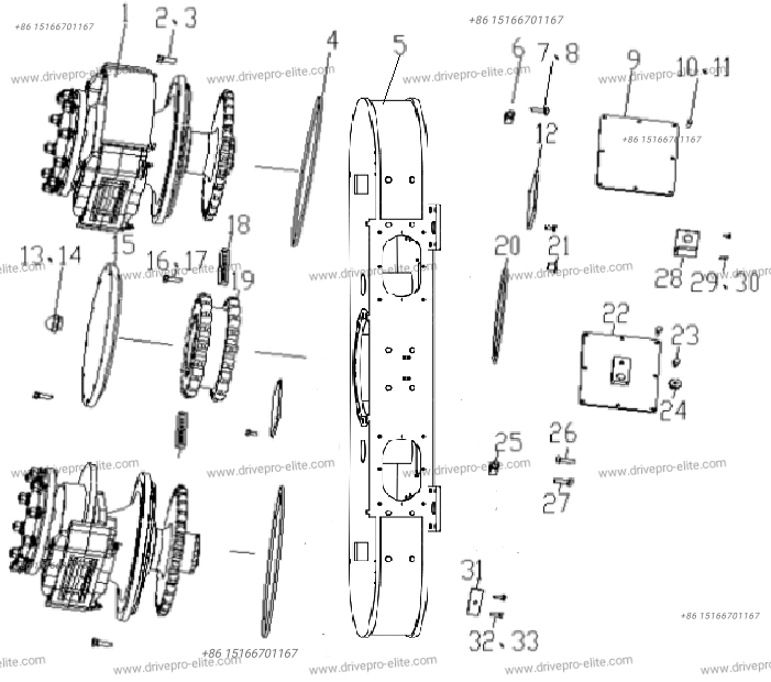 51 522 000/52 522 000 Balance-box assembly