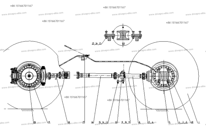 800KV-0301 Drive Axle System