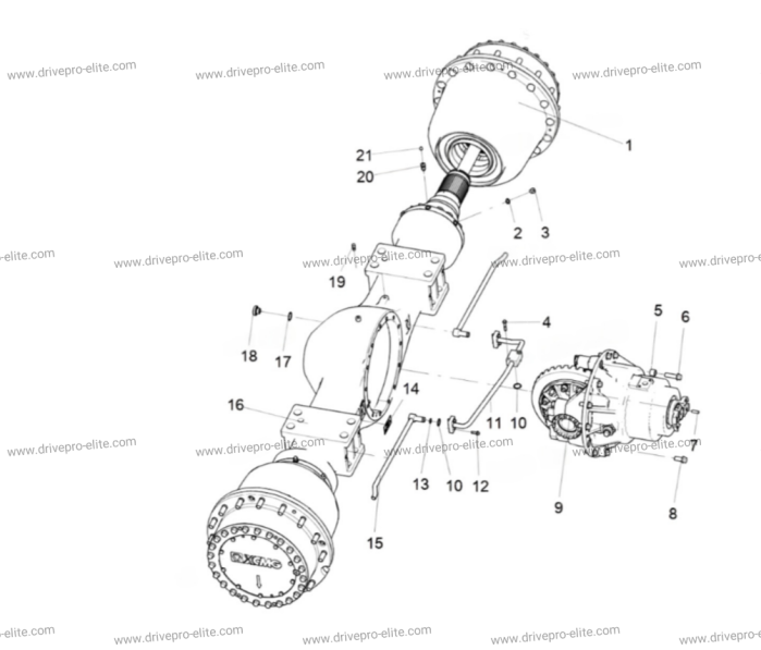 FRONT AXLE ASSY