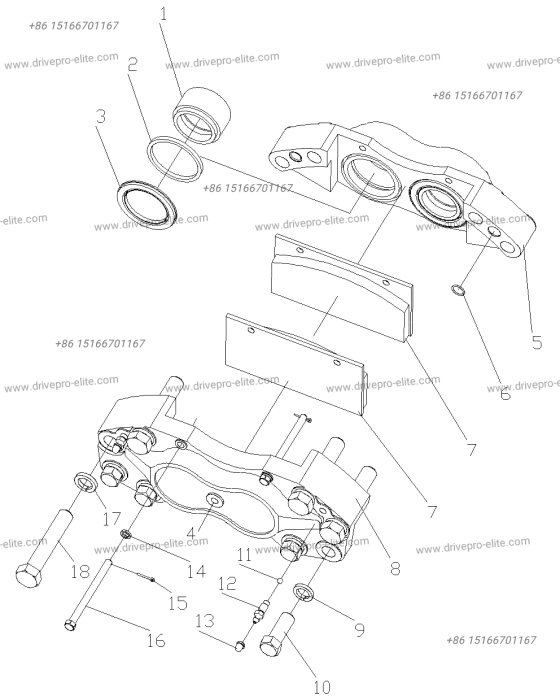 FYQ·ZP10754B Brake Assembly