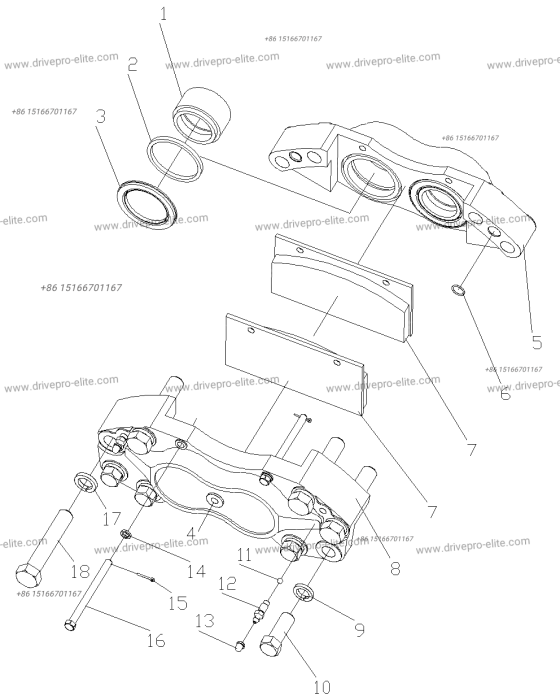FYQ·ZP10754B Brake Assembly