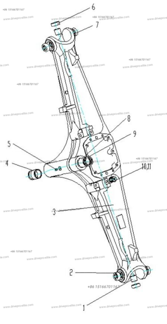 Front Axle Housing Assembly